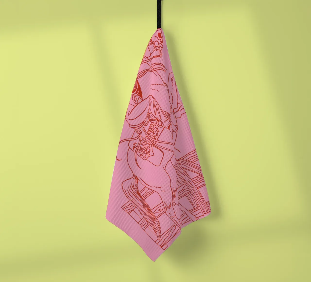 Howdy Cowgirl paño de cocina de Asha Designs