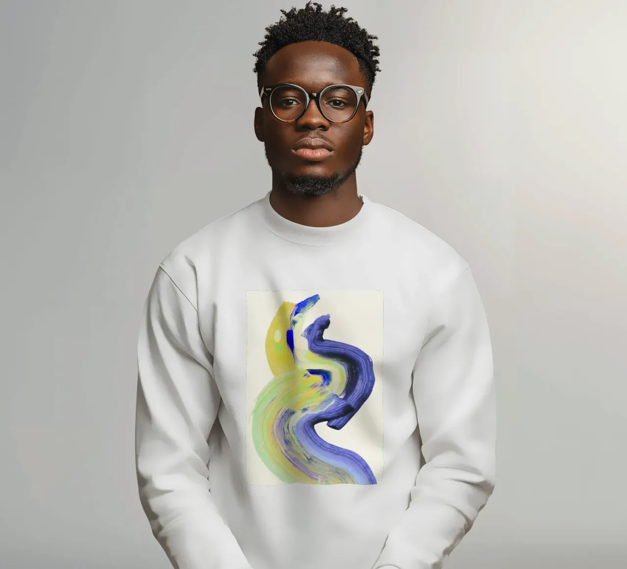 Nébuleuse Structurée Sweatshirt von RS LAB STUDIO