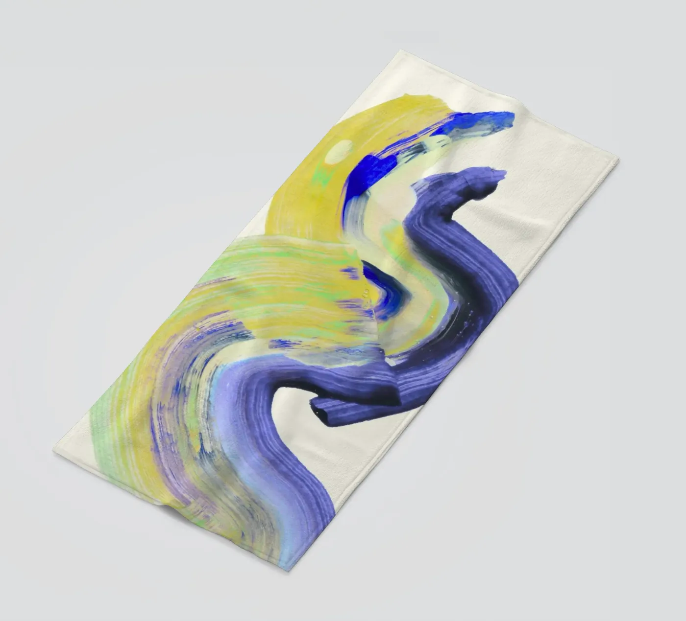 Nébuleuse Structurée beach towel by RS LAB STUDIO