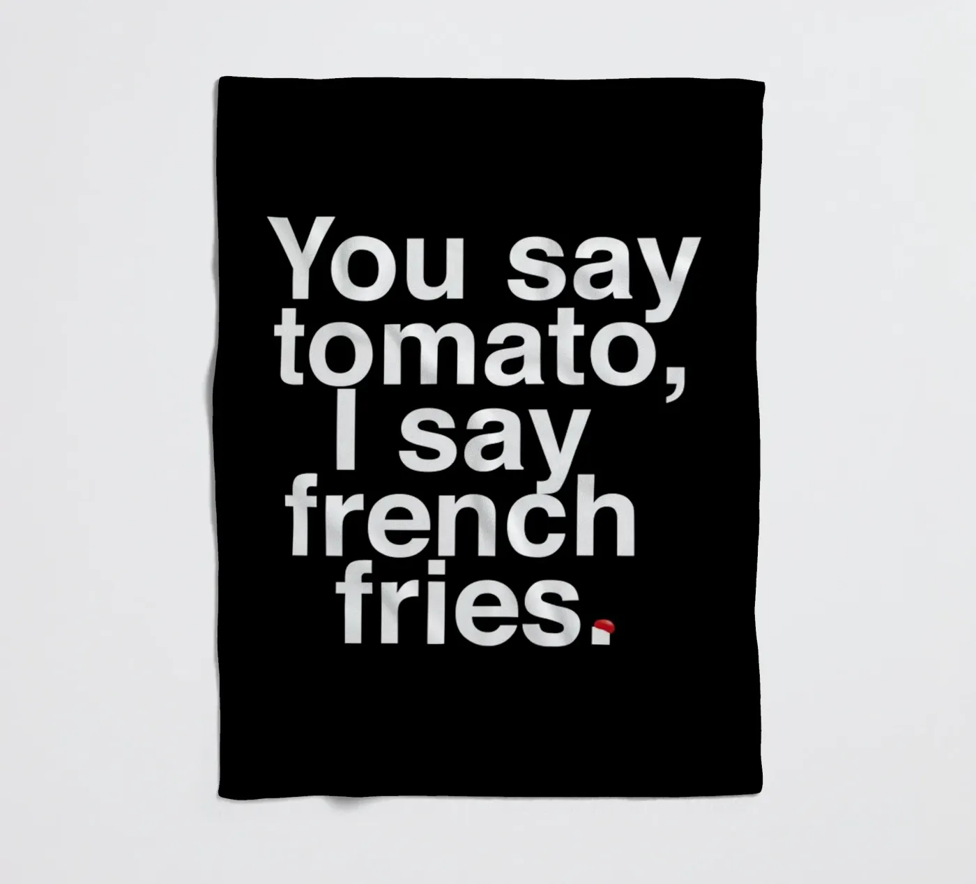 Tomato Fleecedecke von LeDieg