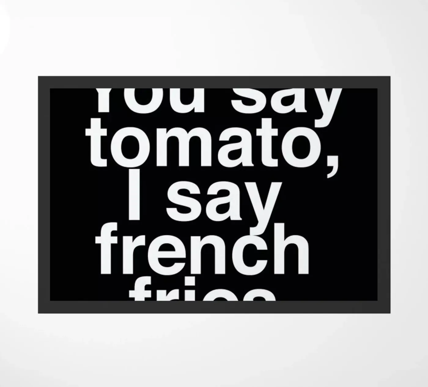 Tomato doormat by LeDieg