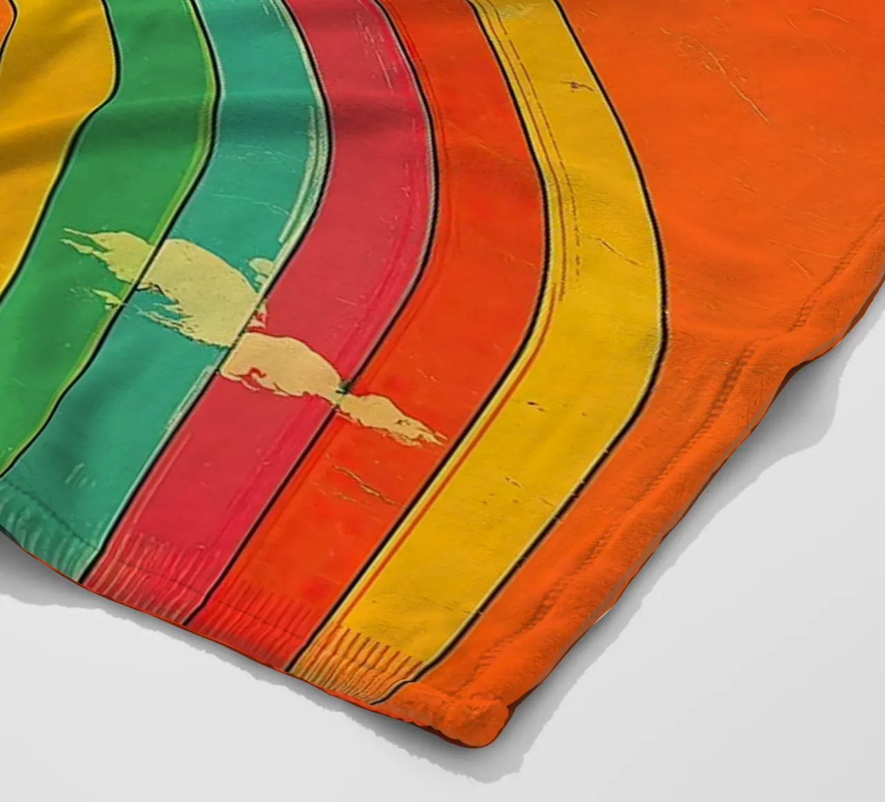 GOOD VIBES ONLY Creative Retro e Vintage Typography Canvas coperta in pile da Kaji