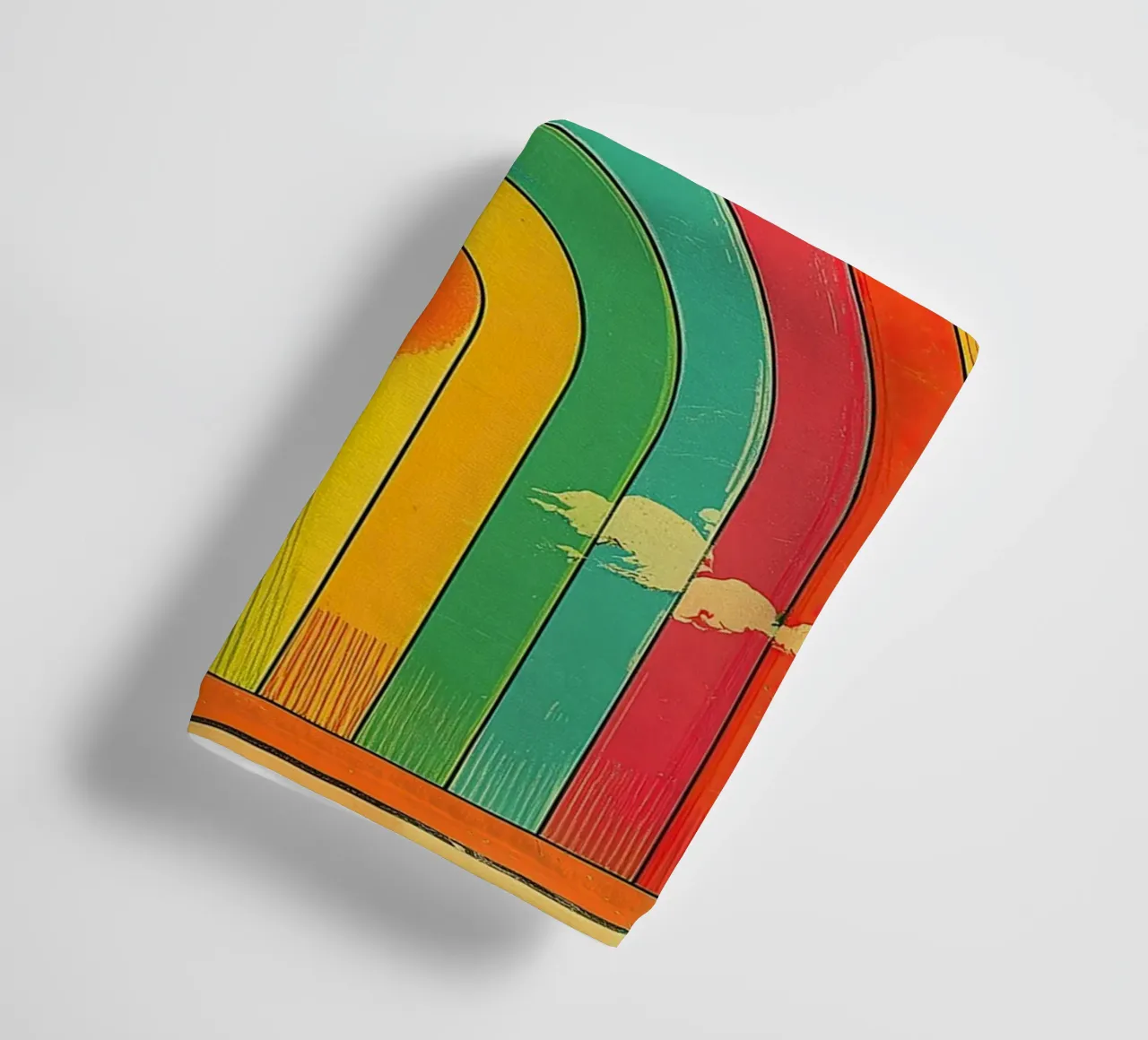 GOOD VIBES ONLY Creative Retro & Vintage Typography Canvas towel by Kaji