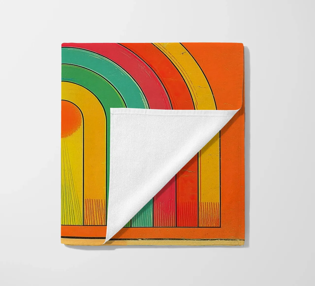 GOOD VIBES ONLY Creative Retro e Vintage Typography Canvas telo mare da Kaji