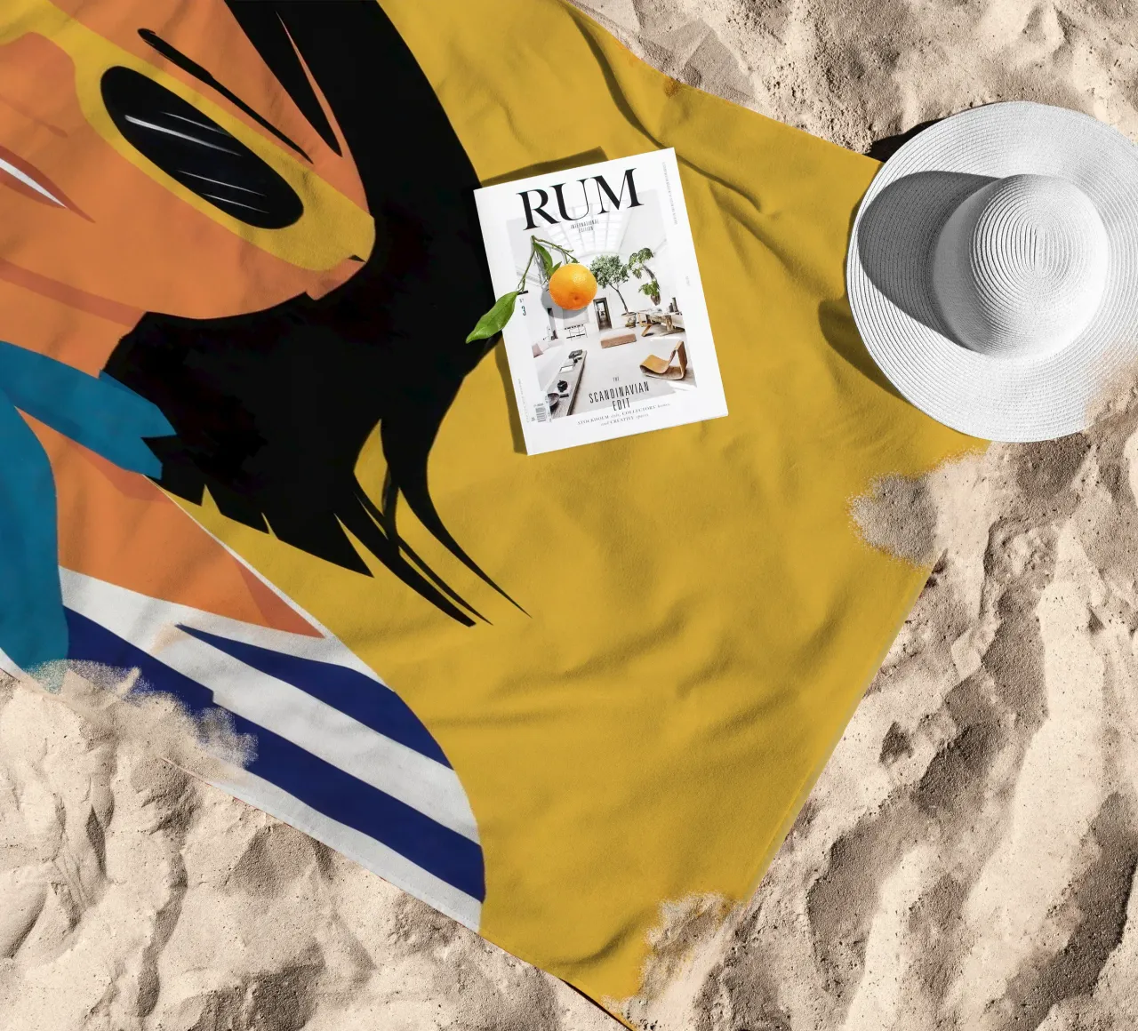 Fiducia nella Golden Hour telo mare da Selene Shade