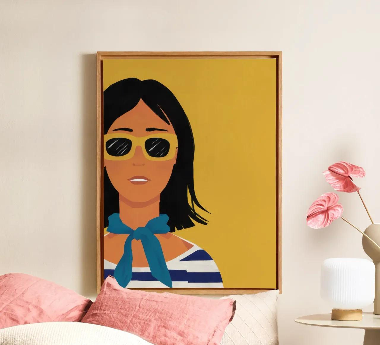Fiducia nella Golden Hour tela con Cornice a cassetta da Selene Shade