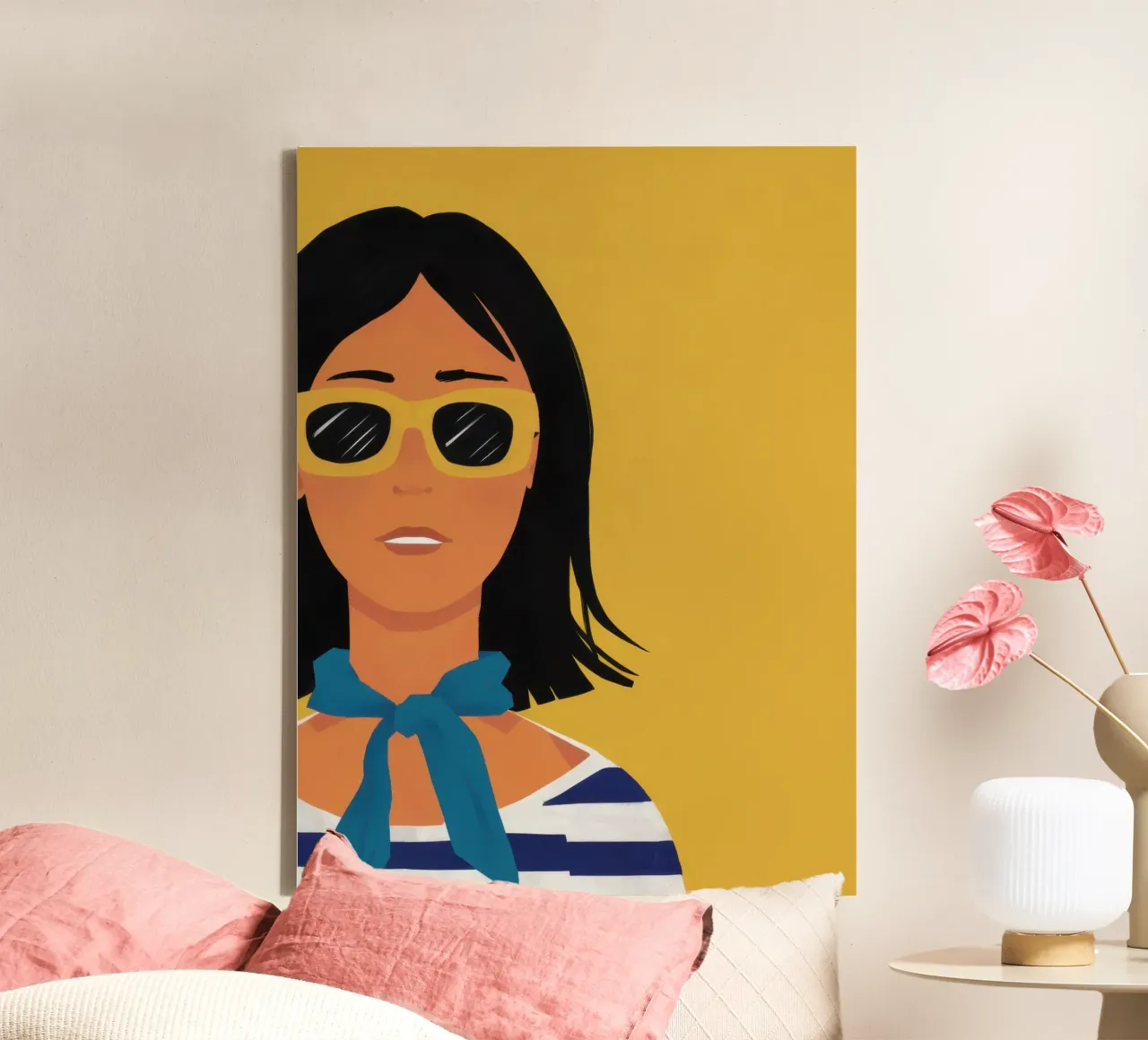 Fiducia nella Golden Hour tela con Cornice a cassetta da Selene Shade