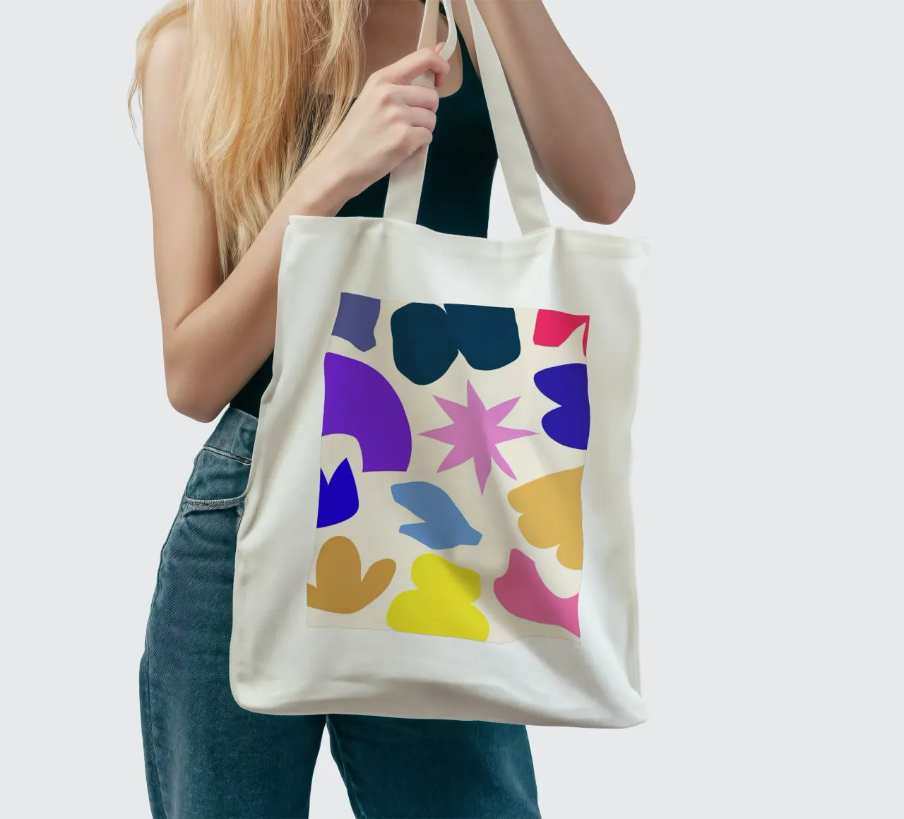 Geometric Pulse borsa in juta da RS LAB STUDIO