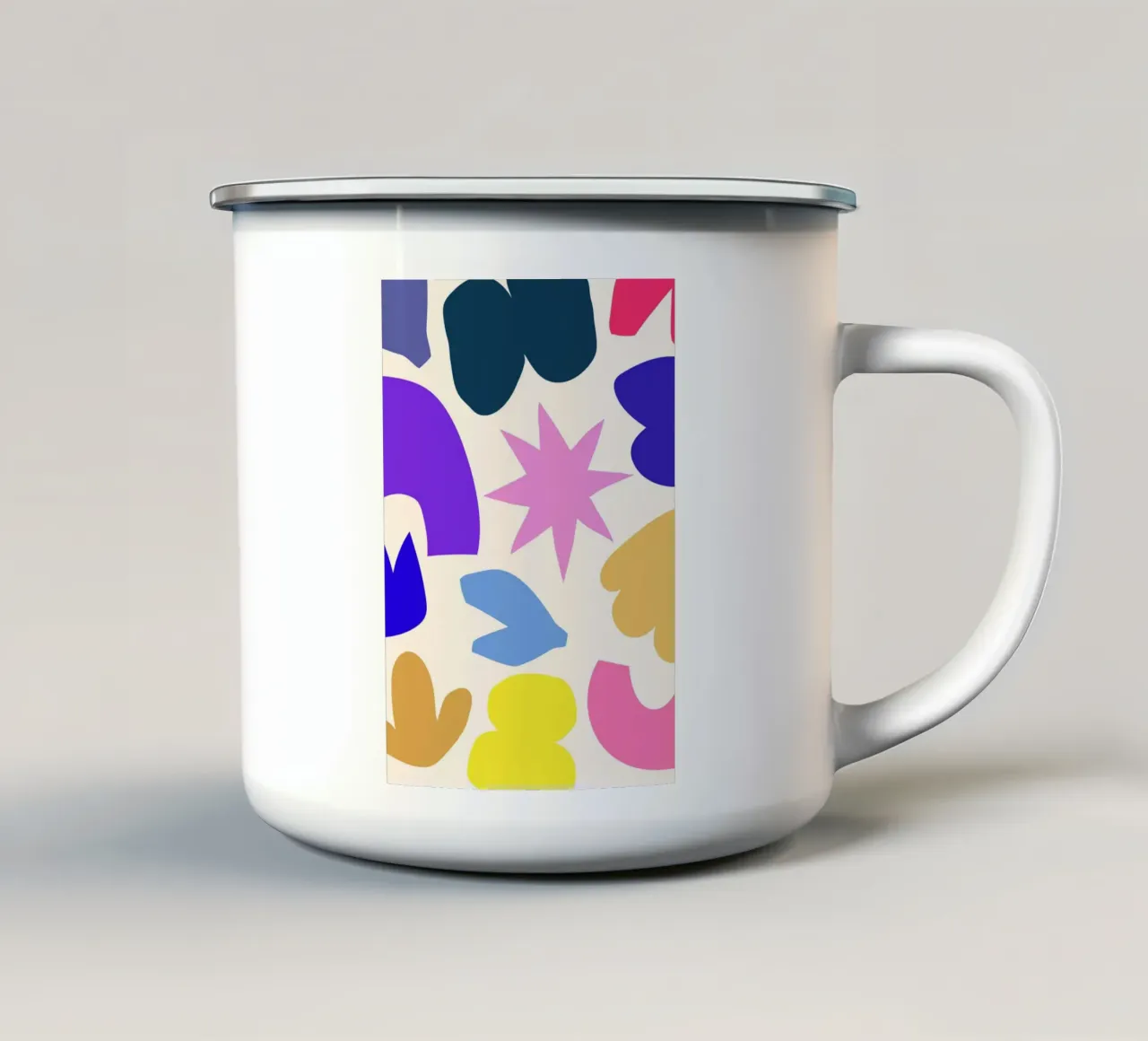Geometric Pulse tazza in smalto da RS LAB STUDIO