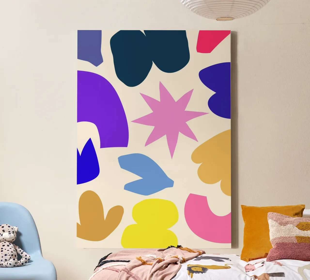Geometric Pulse tela con Cornice a cassetta da RS LAB STUDIO