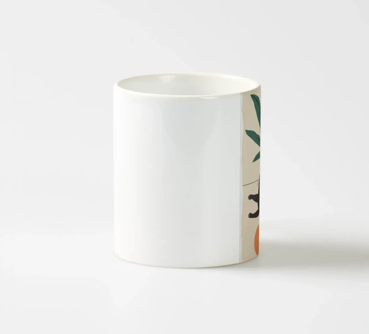 Serena quiete felina tazza in ceramica da Selene Shade