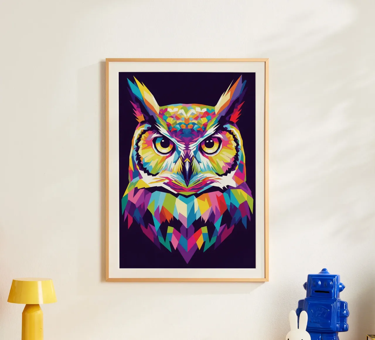Colorato di gufo (1) poster da Wild Life studio