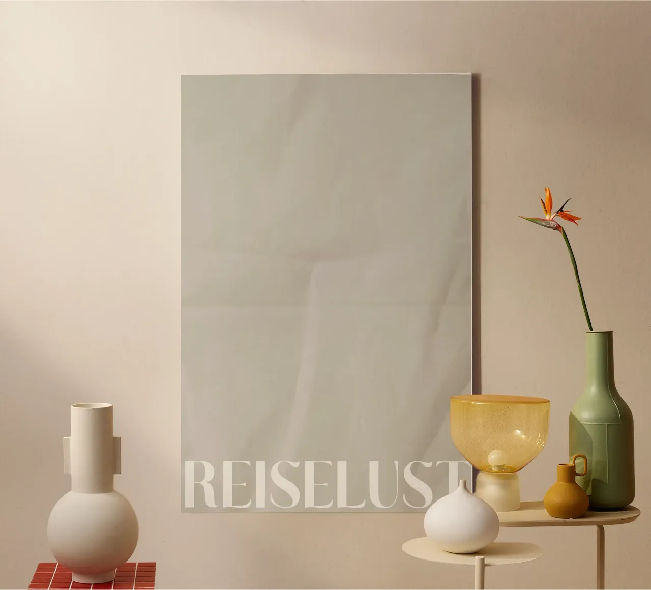 REISELUST canvas met Baklijst van treechild