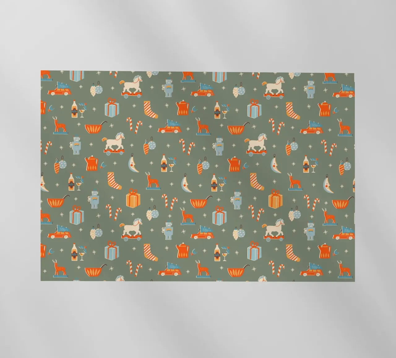 Christmas Pattern No 24 pellicola backlit da treechild