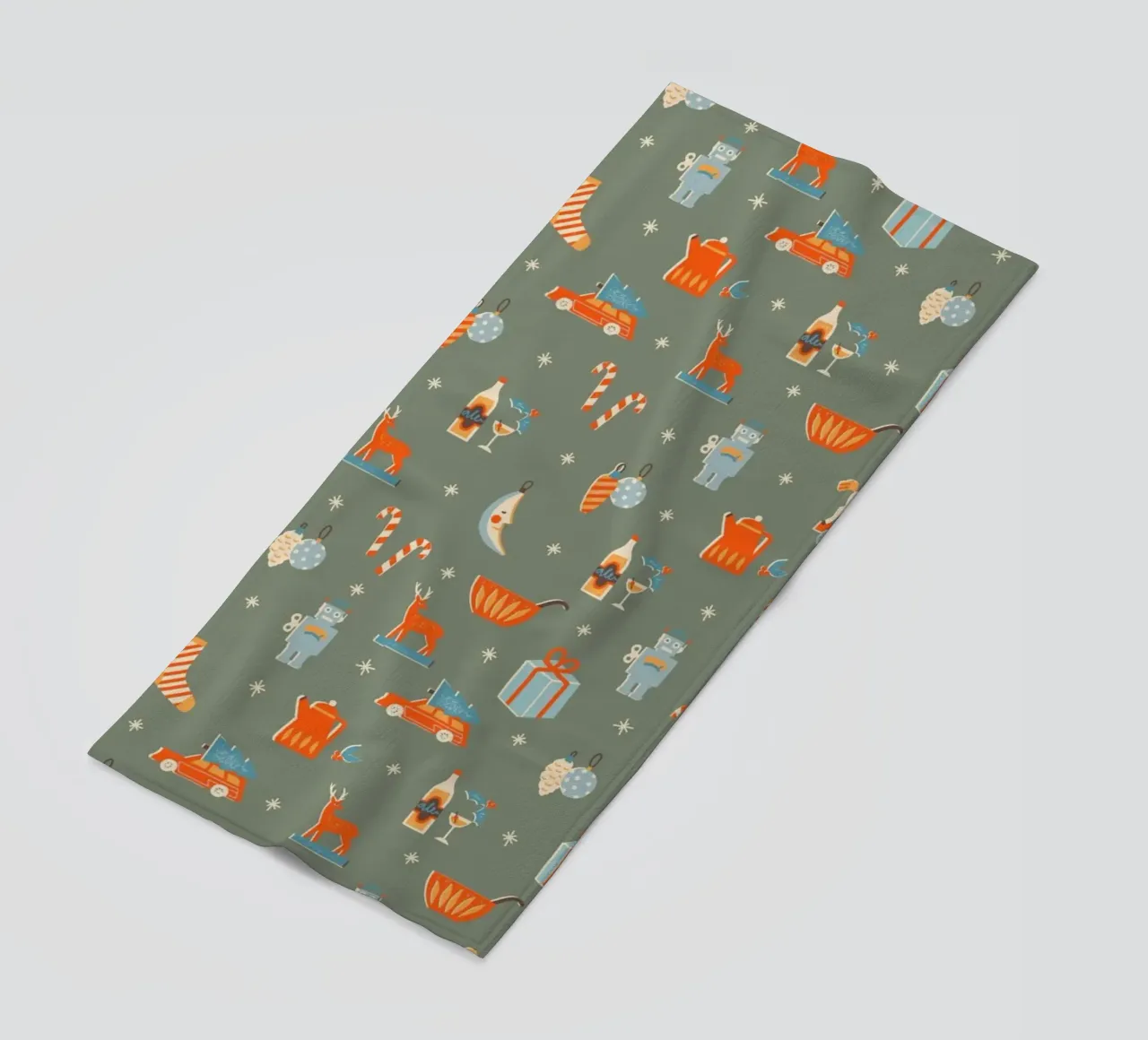 Christmas Pattern No 24 telo mare da treechild