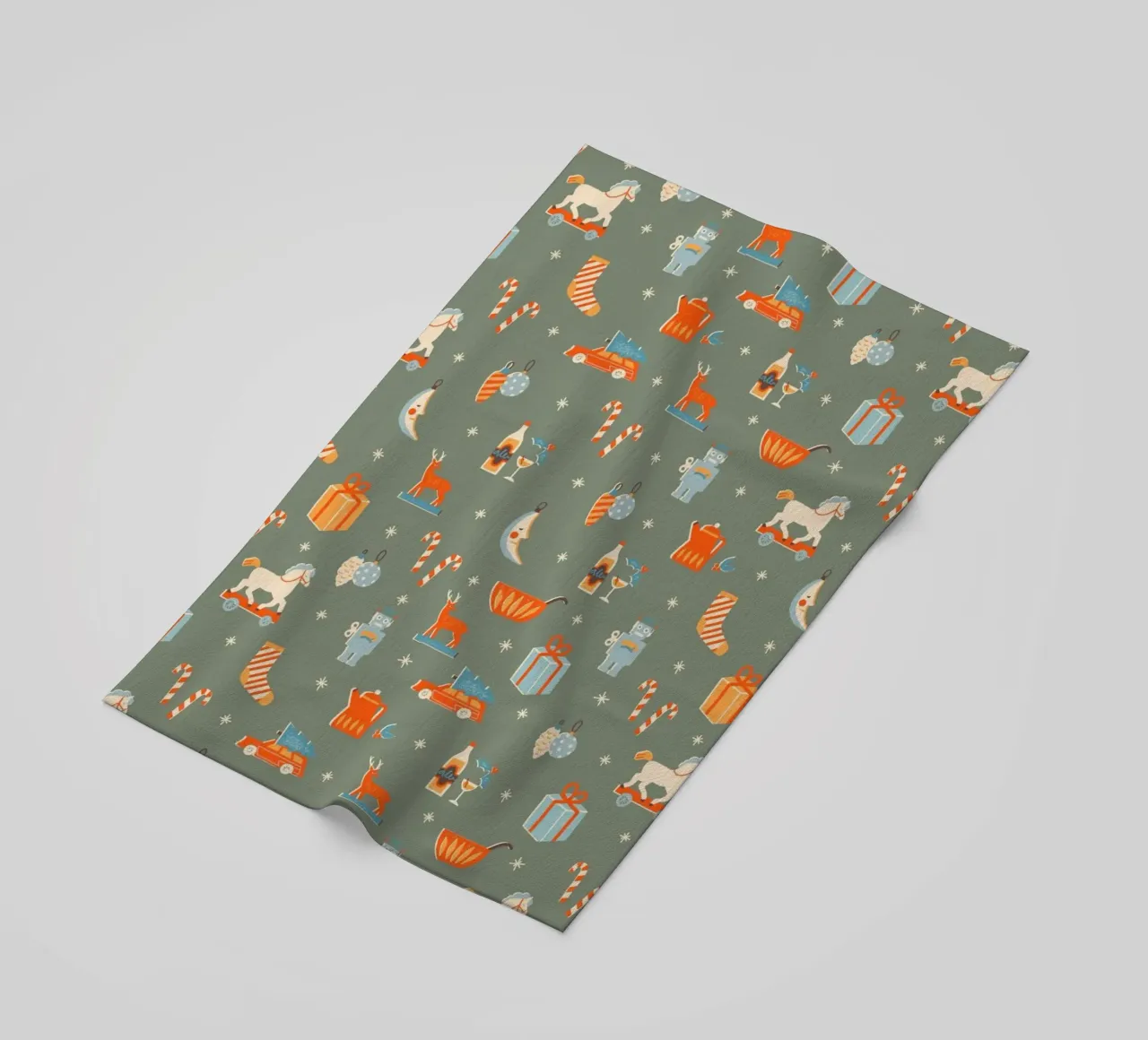 Christmas Pattern No 24 telo mare da treechild