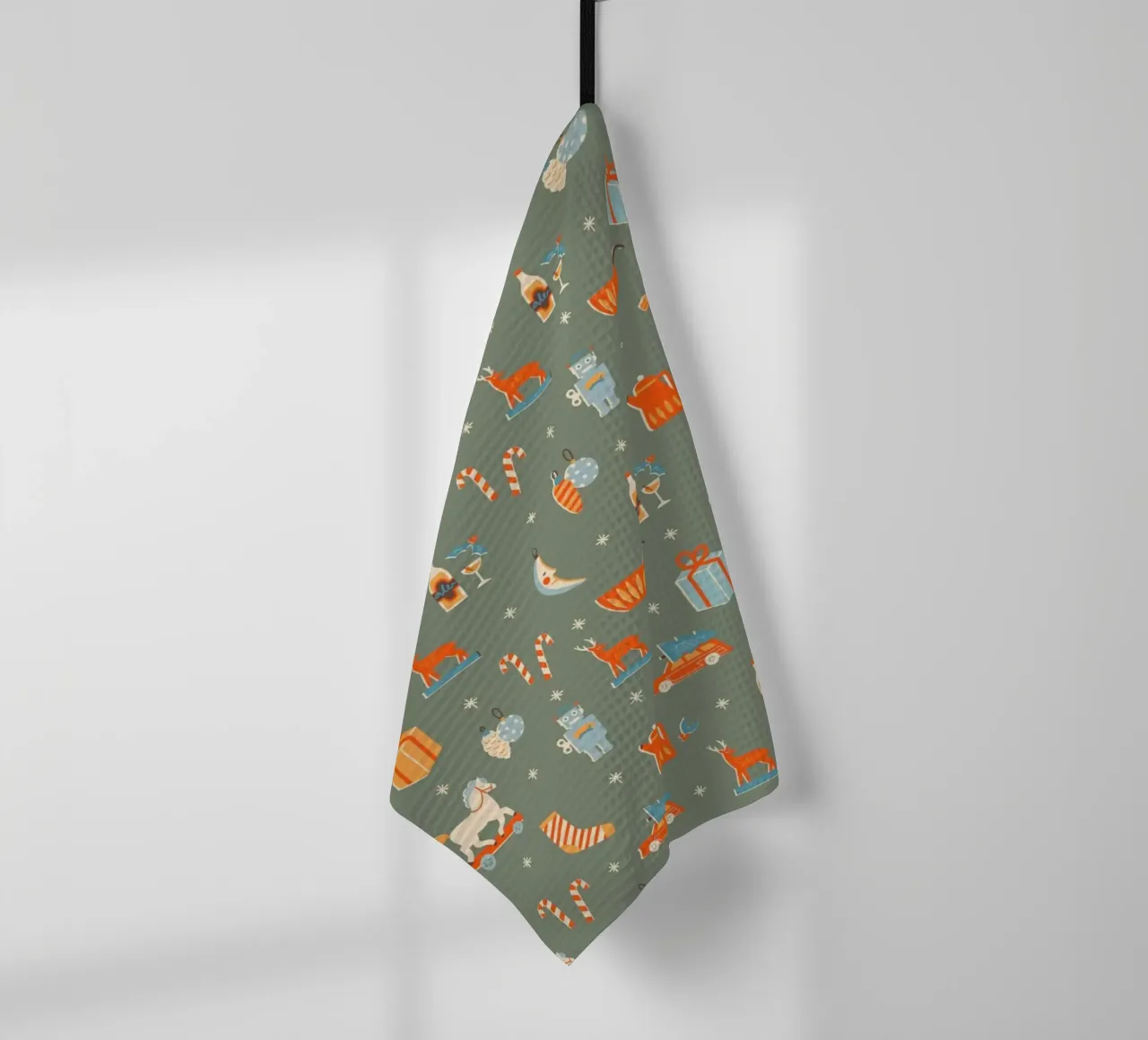 Christmas Pattern No 24 canovaccio da cucina da treechild