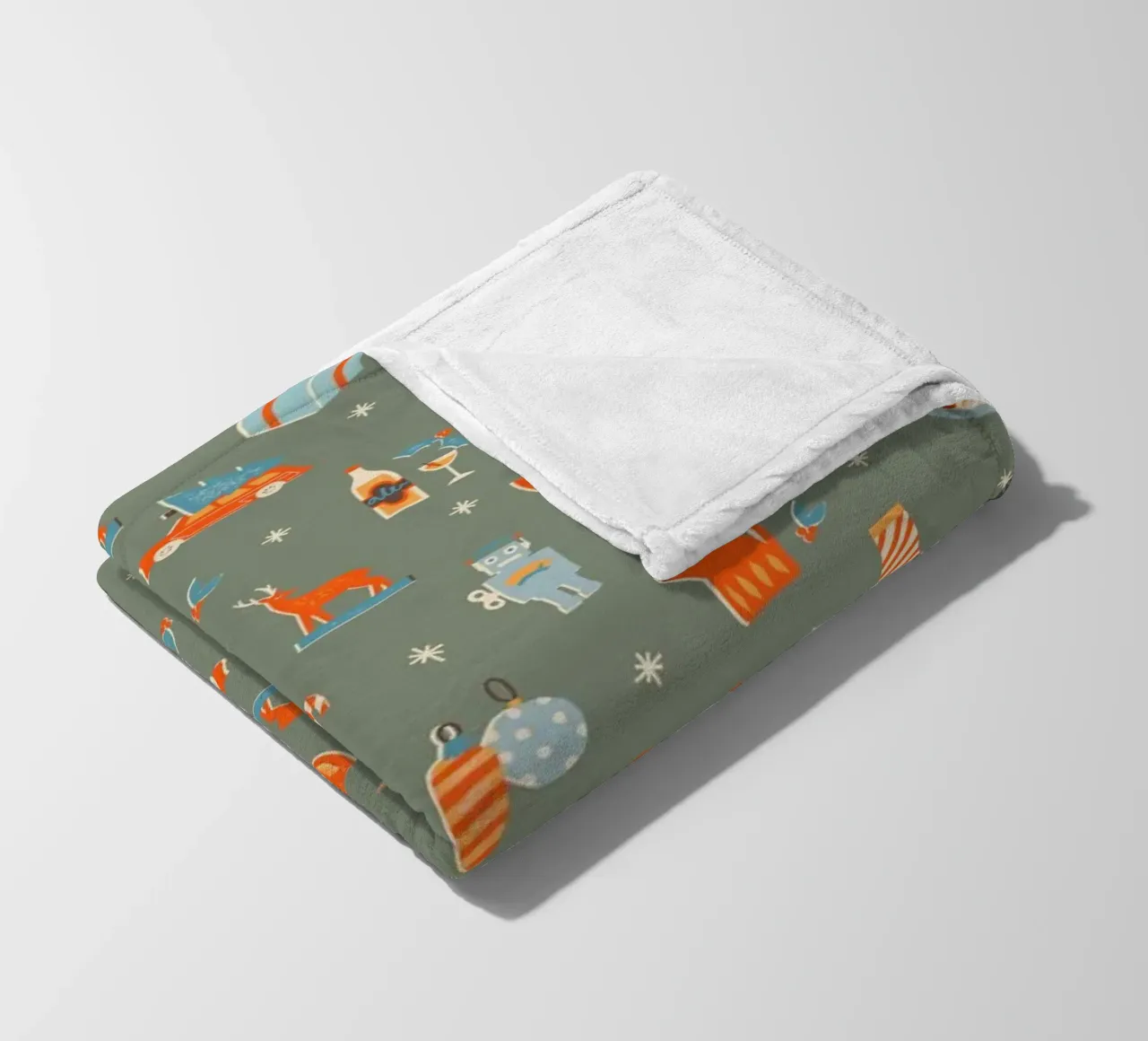 Christmas Pattern No 24 coperta in pile da treechild