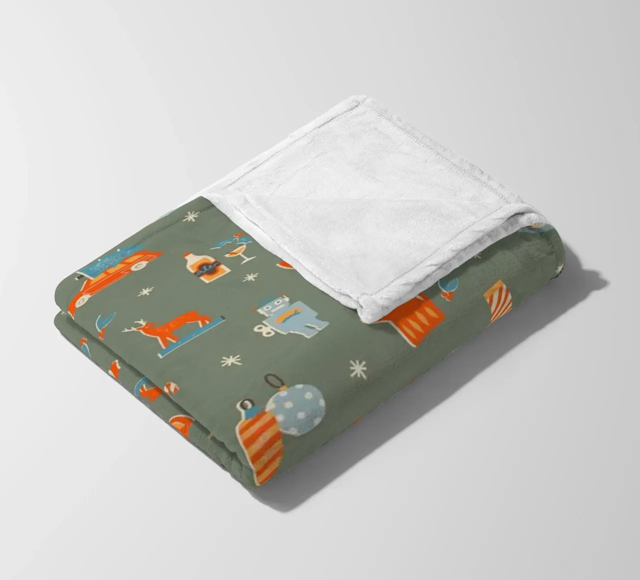 Christmas Pattern No 24 coperta in pile da treechild