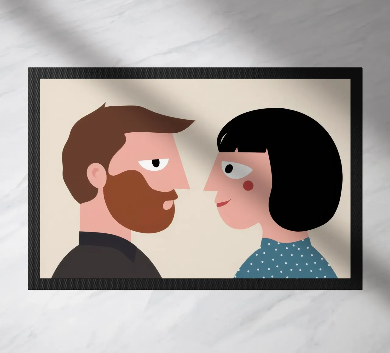 Sguardo intimo e amorevole zerbino da Gaia Viesta