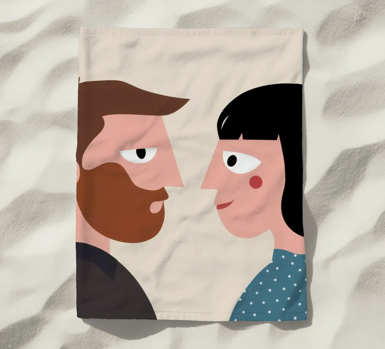 Sguardo intimo e amorevole telo mare da Gaia Viesta