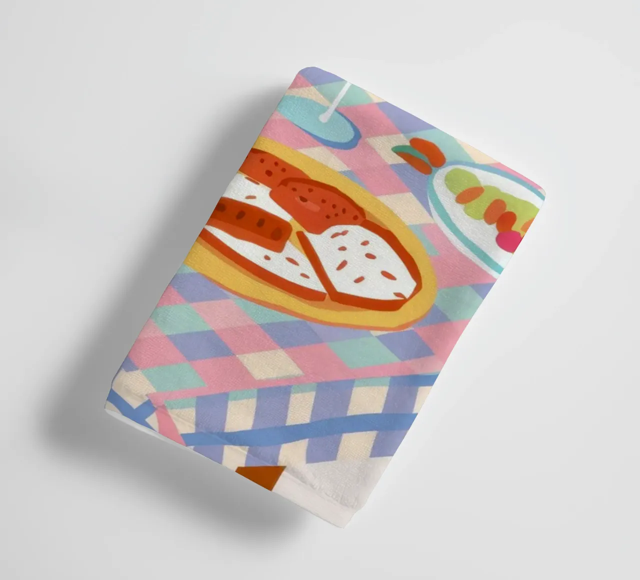 Mediterranean Alfresco Feast towel by Selene Shade