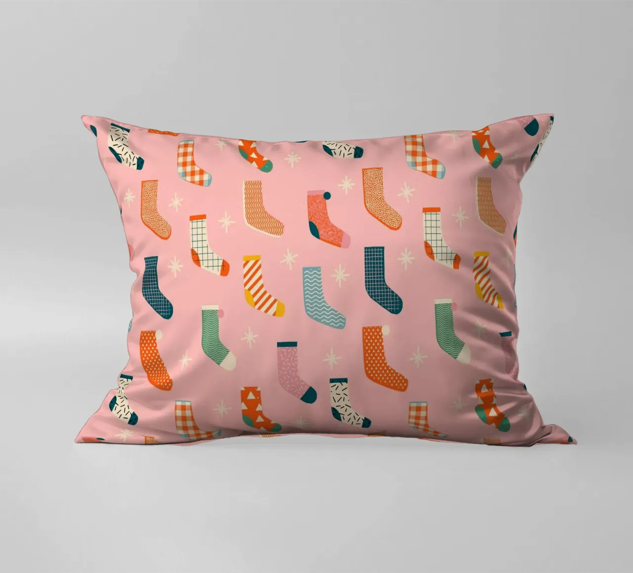 Christmas Pattern No 25 cuscino da treechild