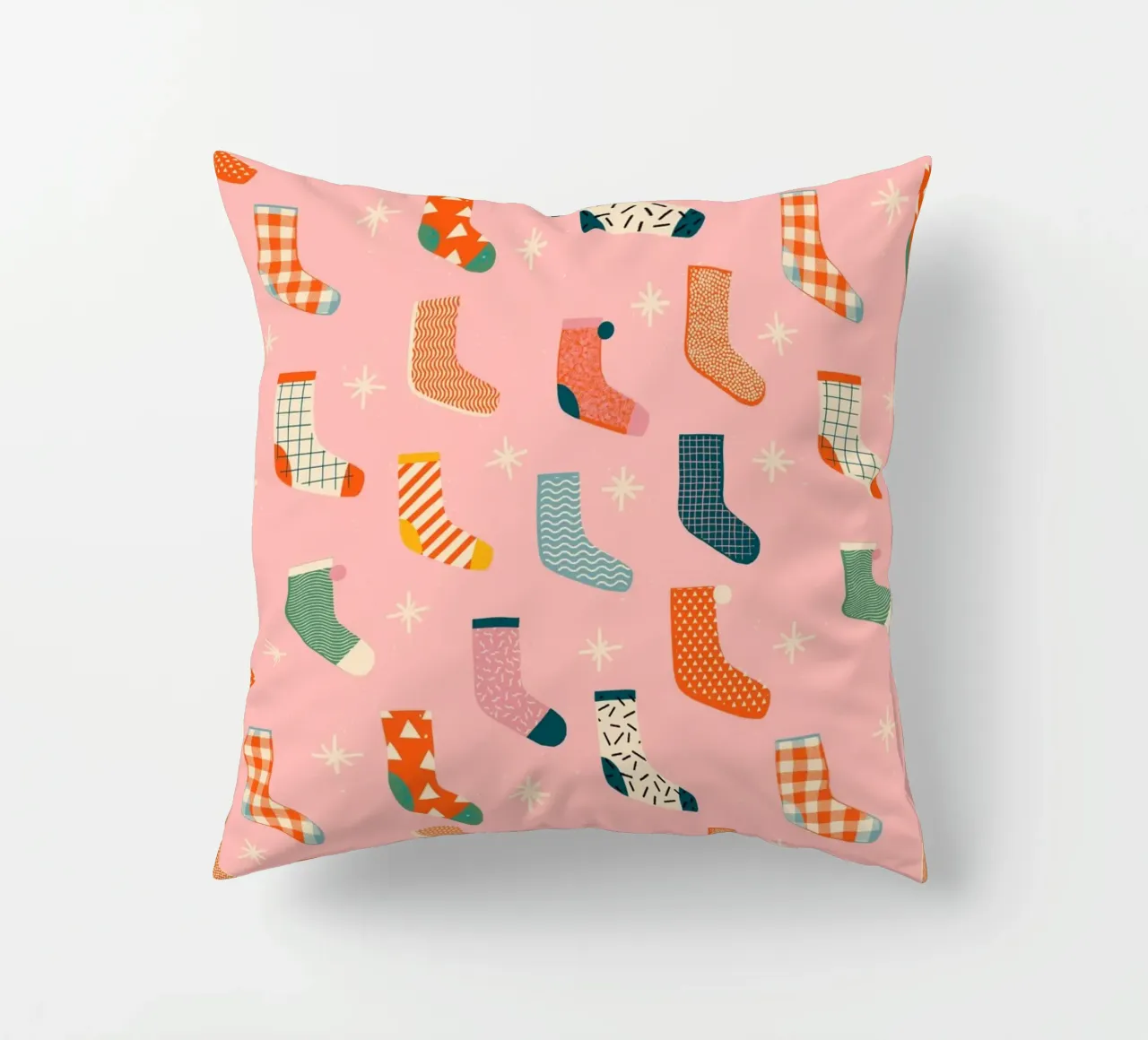 Christmas Pattern No 25 cuscino da treechild