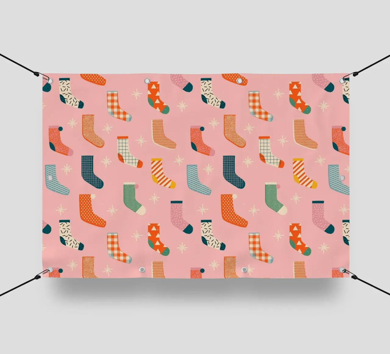 Christmas Pattern No 25 telo in pvc da treechild