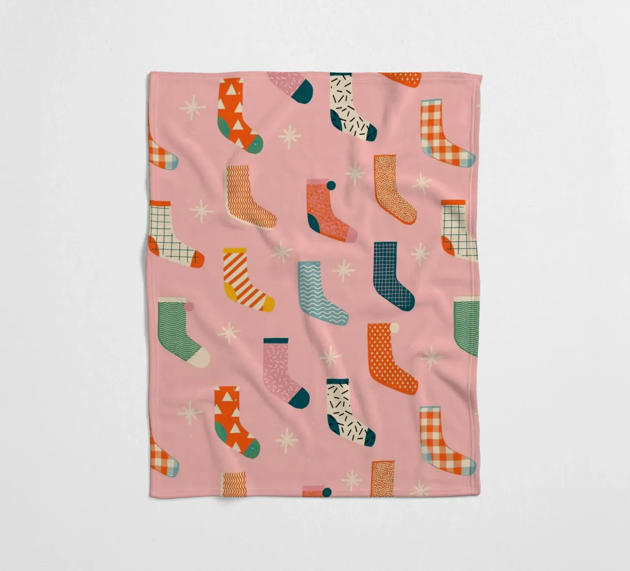 Christmas Pattern No 25 coperta in pile da treechild