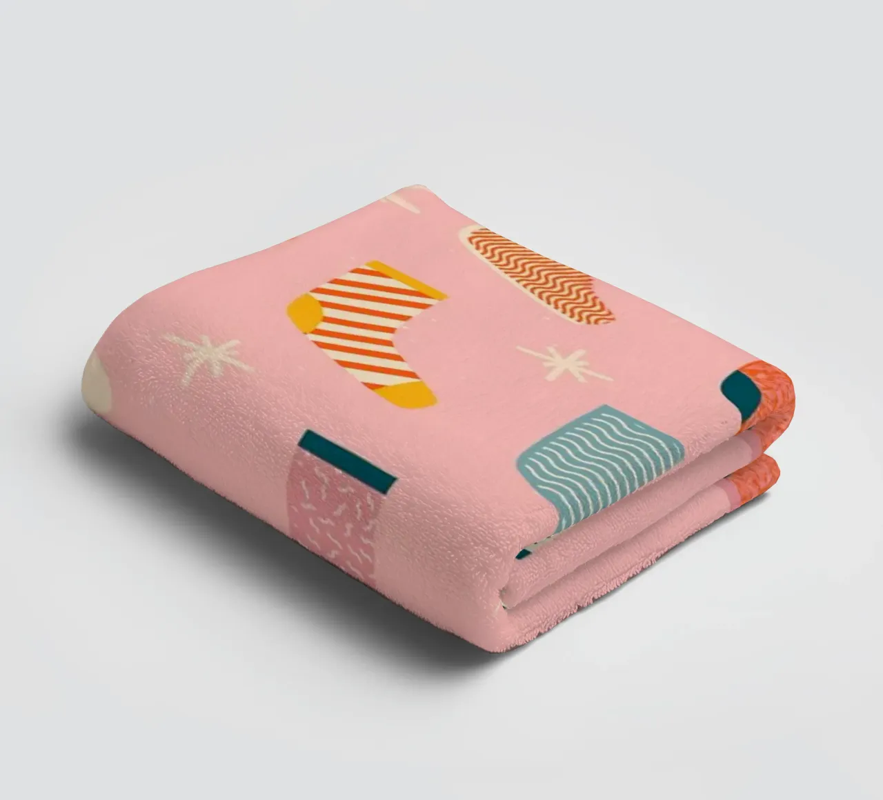 Christmas Pattern No 25 asciugamano da bagno da treechild