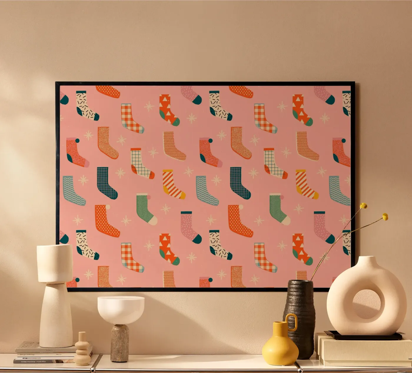 Christmas Pattern No 25 poster da treechild