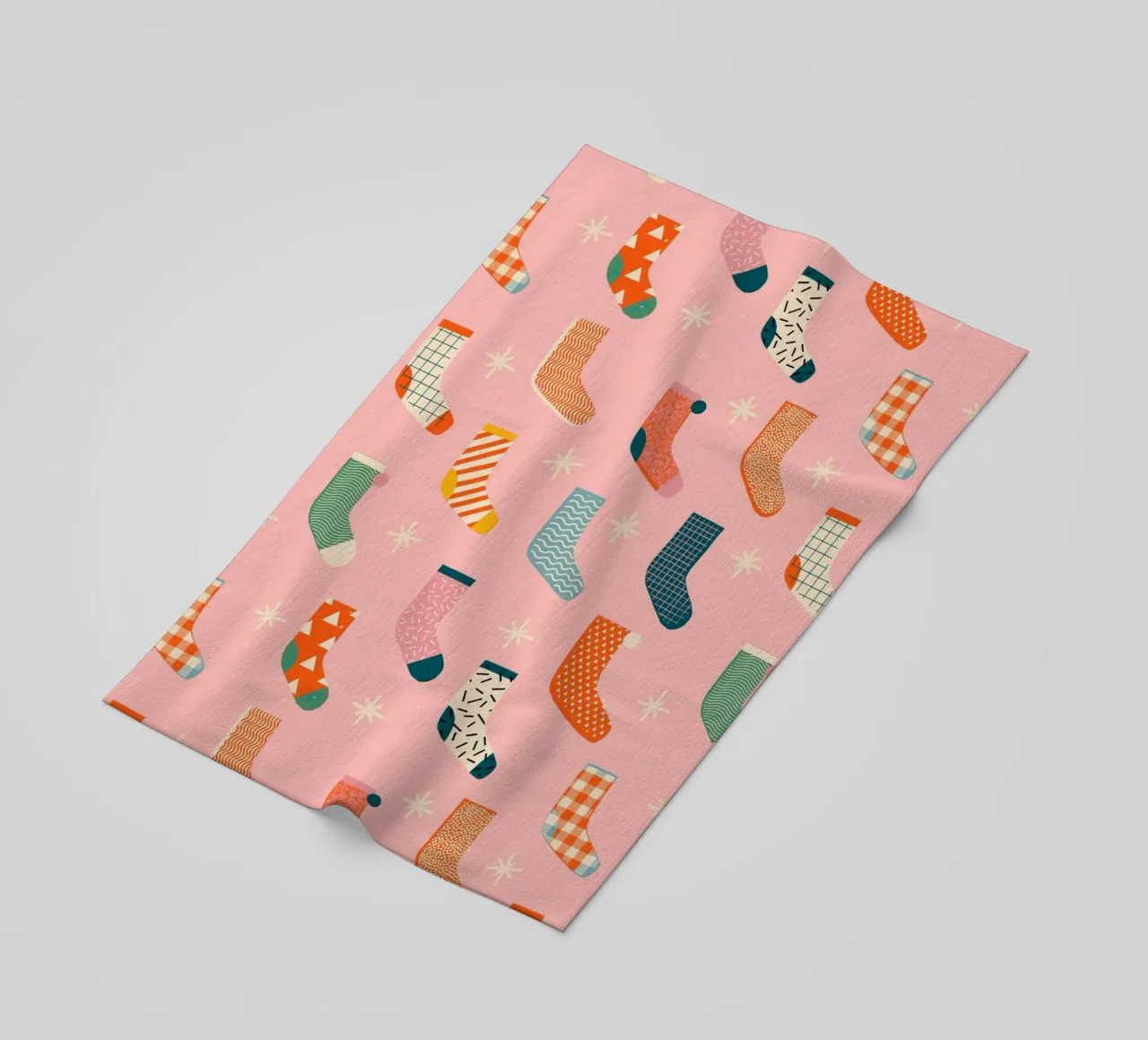 Christmas Pattern No 25 telo mare da treechild