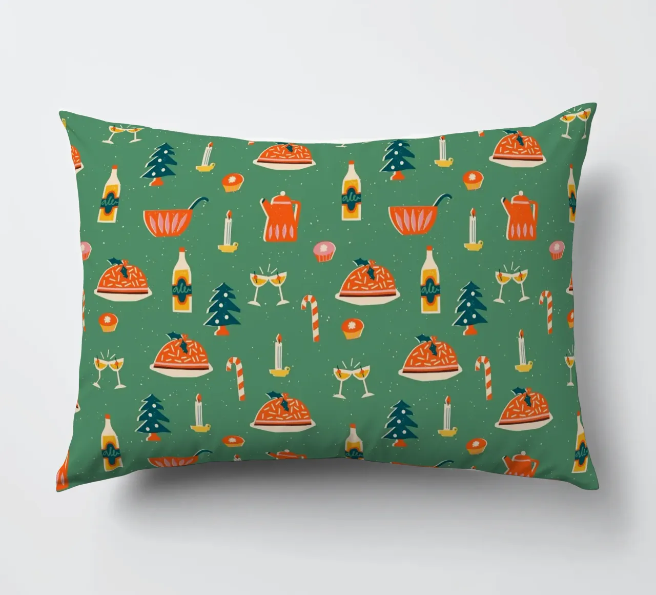 Christmas Pattern No 26 cuscino da treechild