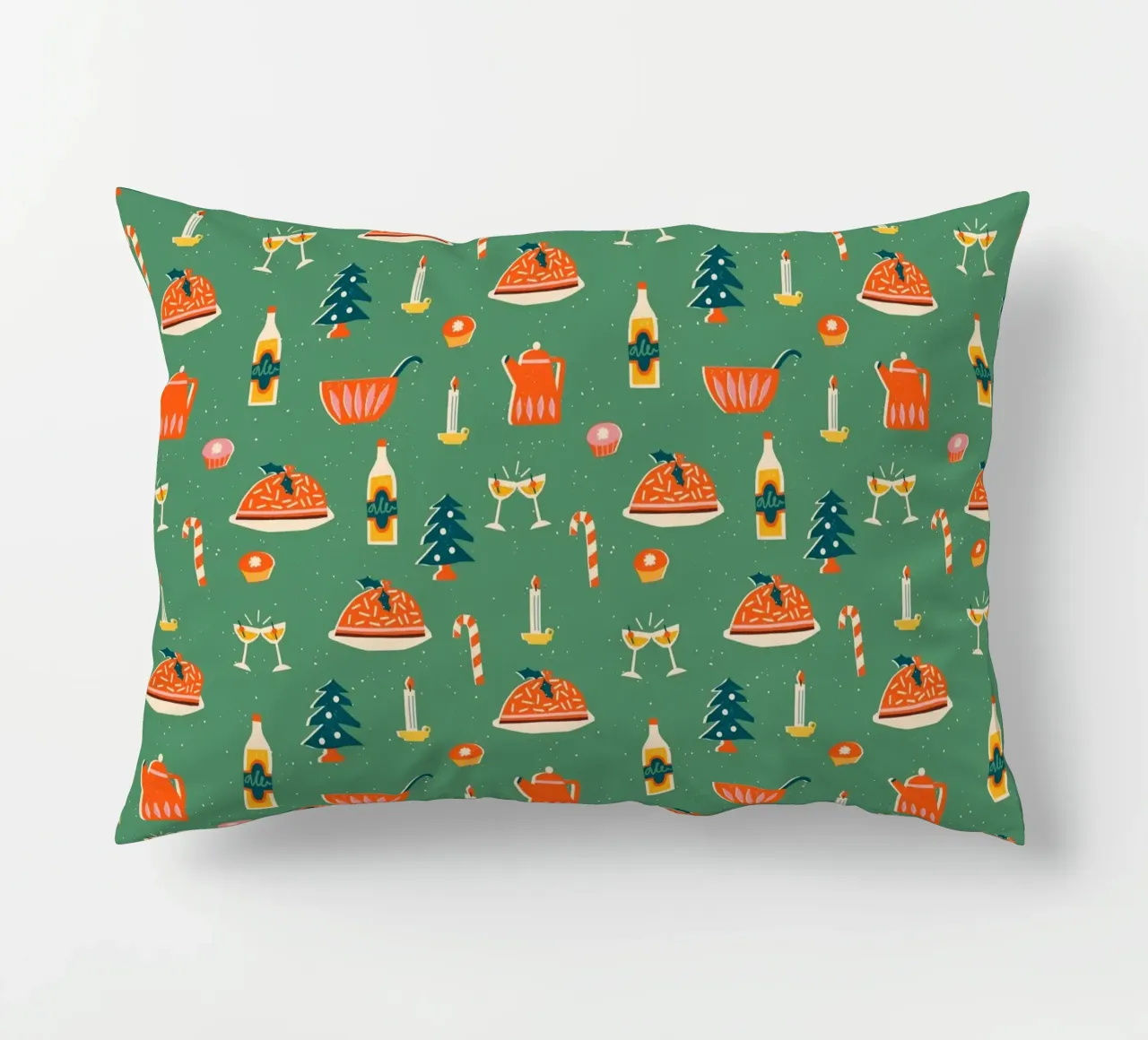 Christmas Pattern No 26 cuscino da treechild