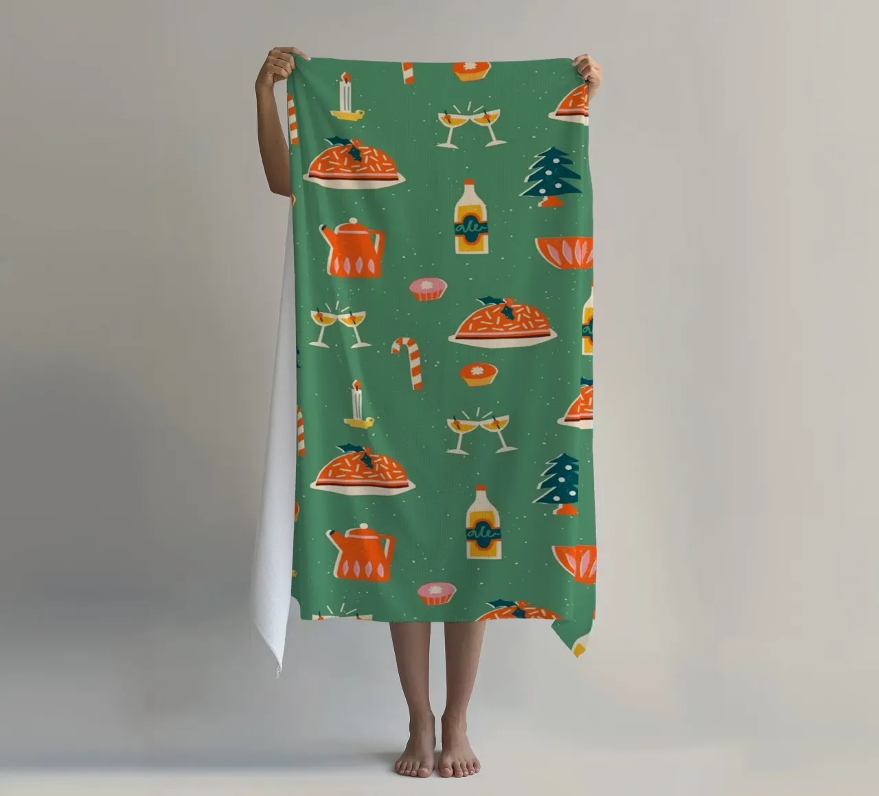 Christmas Pattern No 26 telo mare da treechild