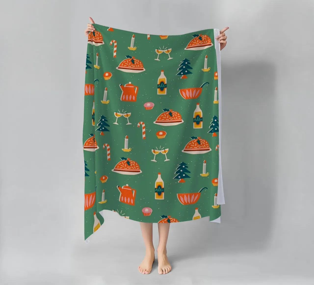 Christmas Pattern No 26 telo mare da treechild