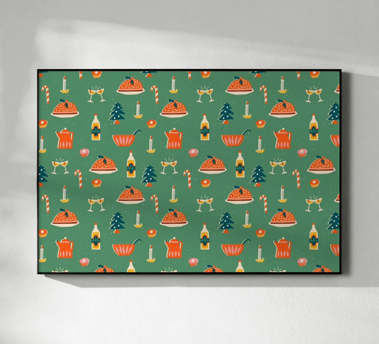 Christmas Pattern No 26 plexiglass da treechild