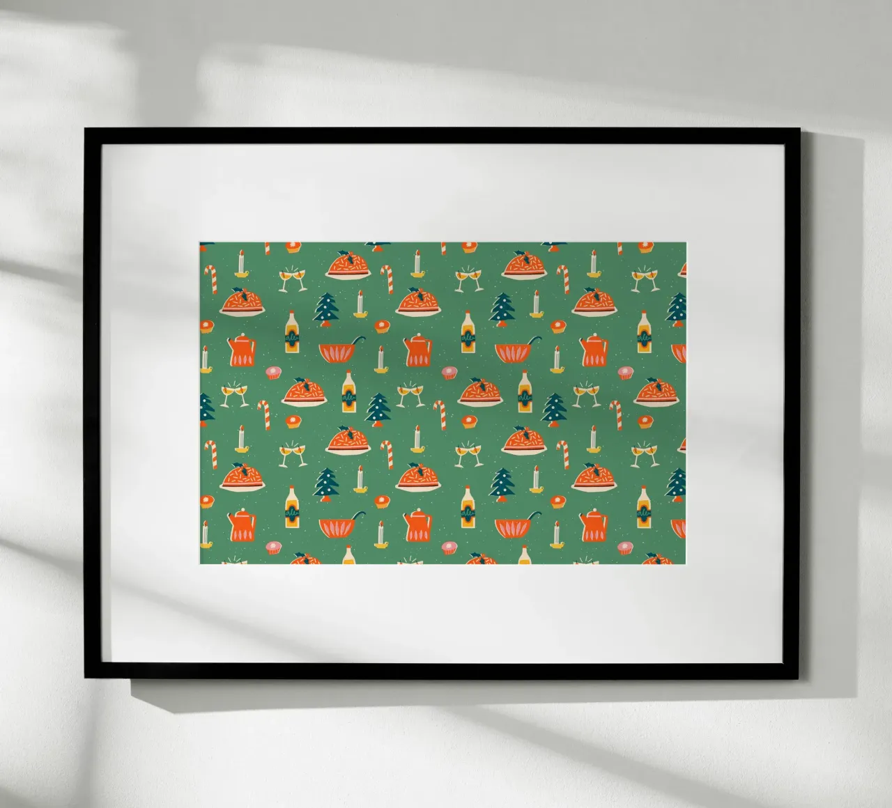 Christmas Pattern No 26 poster de treechild