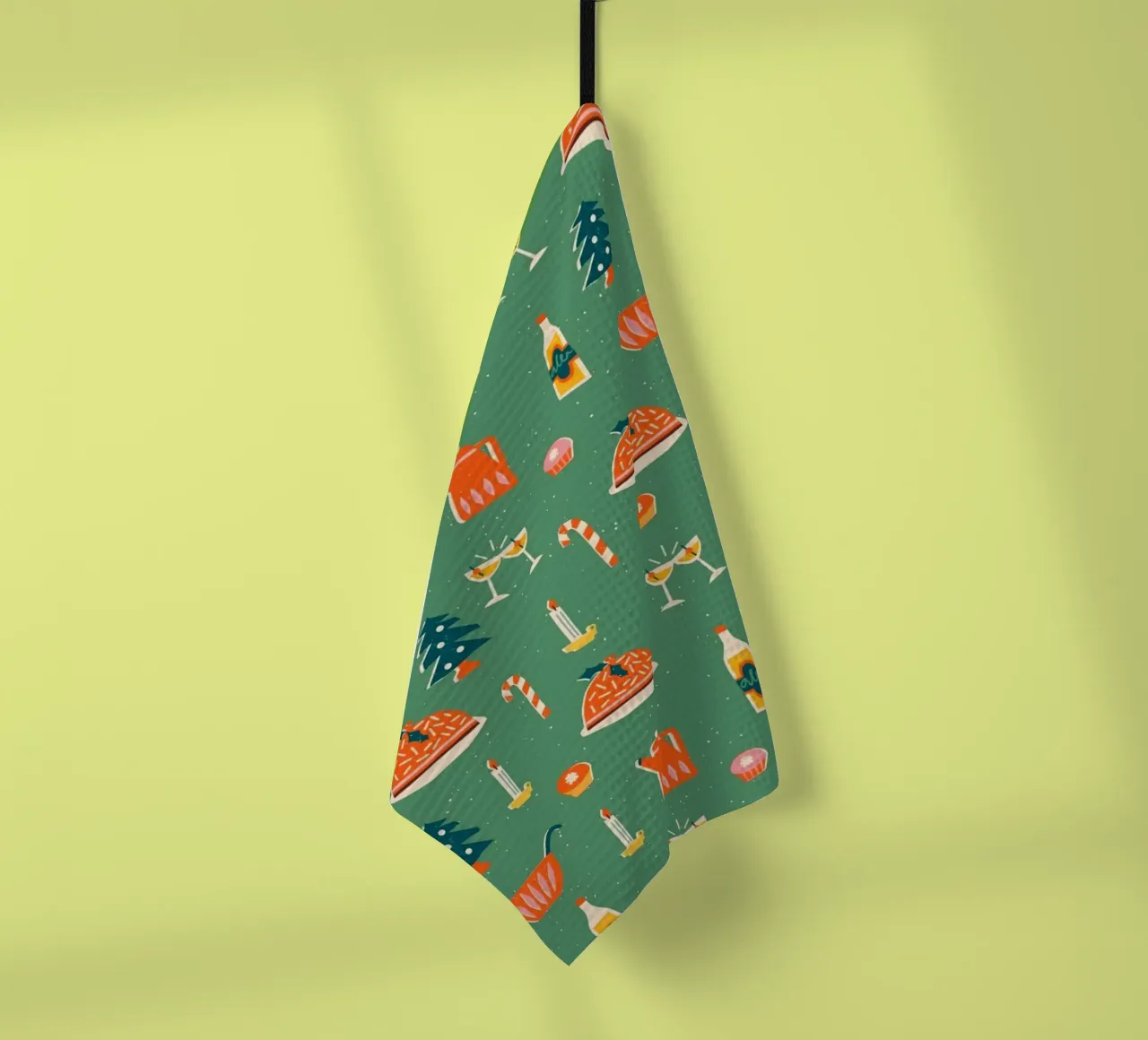 Christmas Pattern No 26 canovaccio da cucina da treechild