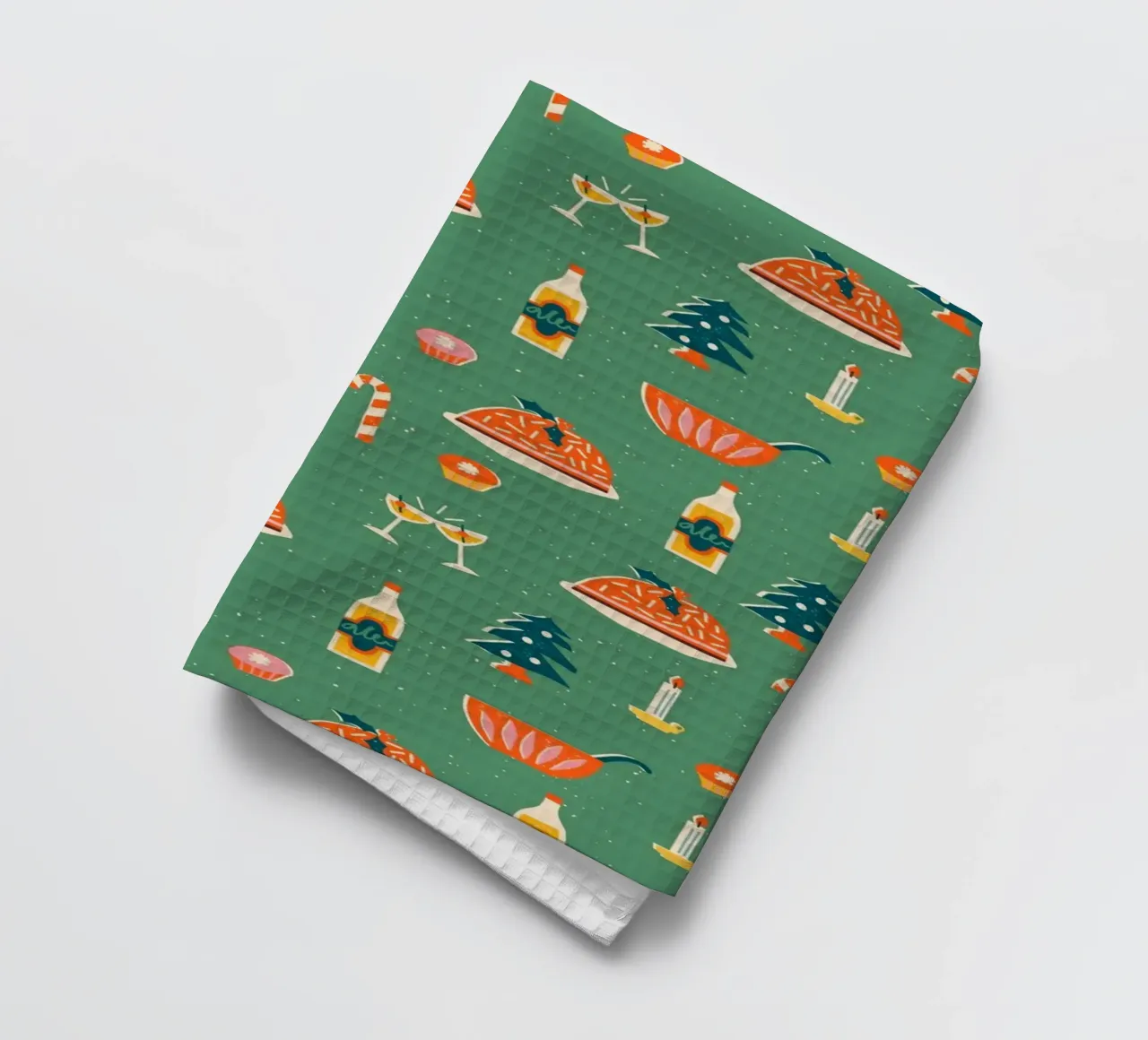 Christmas Pattern No 26 canovaccio da cucina da treechild