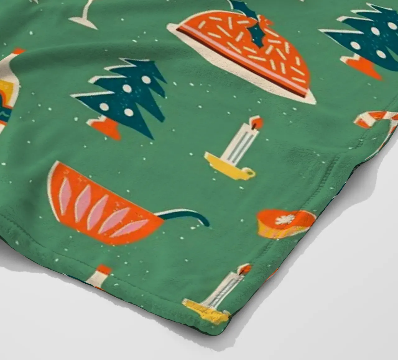 Christmas Pattern No 26 coperta in pile da treechild
