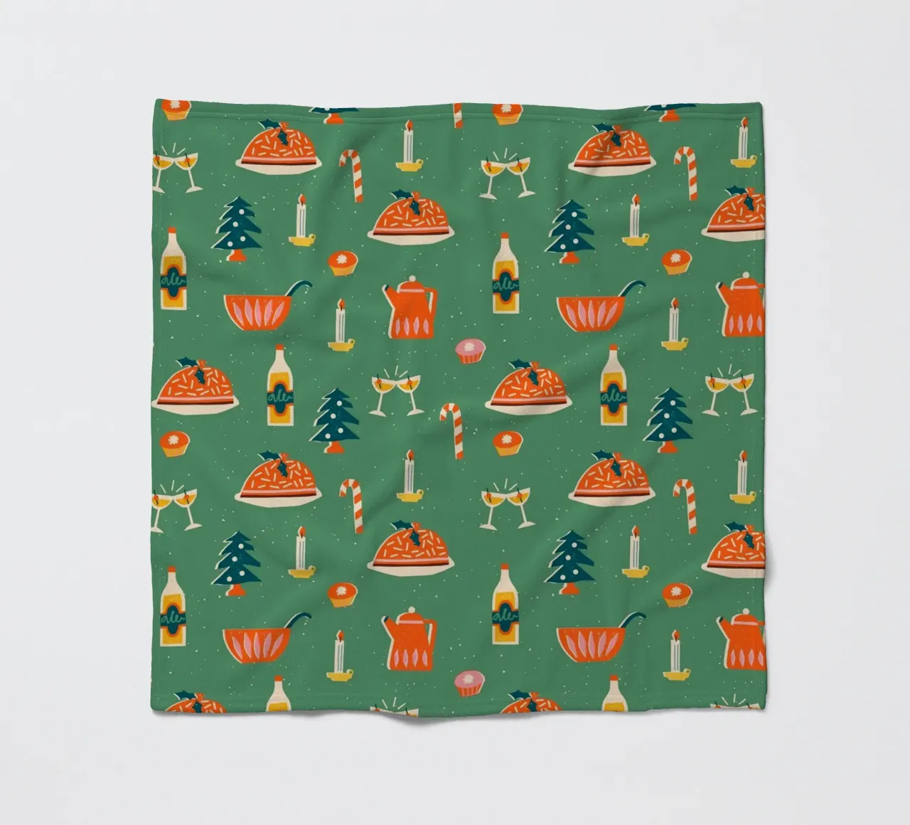 Christmas Pattern No 26 coperta in pile da treechild