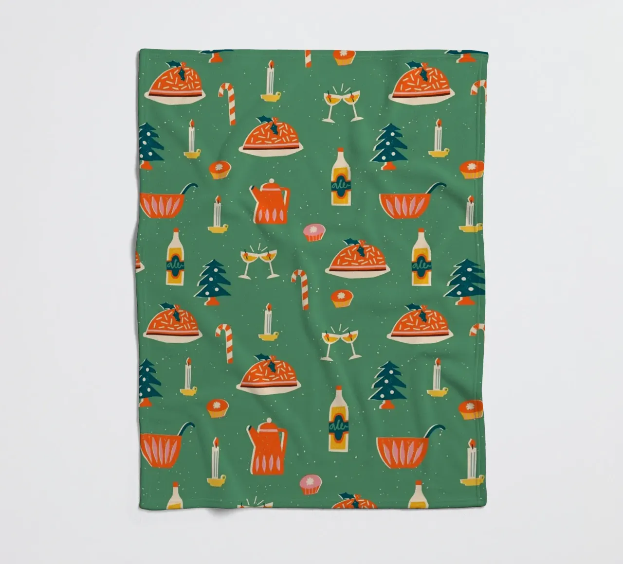 Christmas Pattern No 26 coperta in pile da treechild
