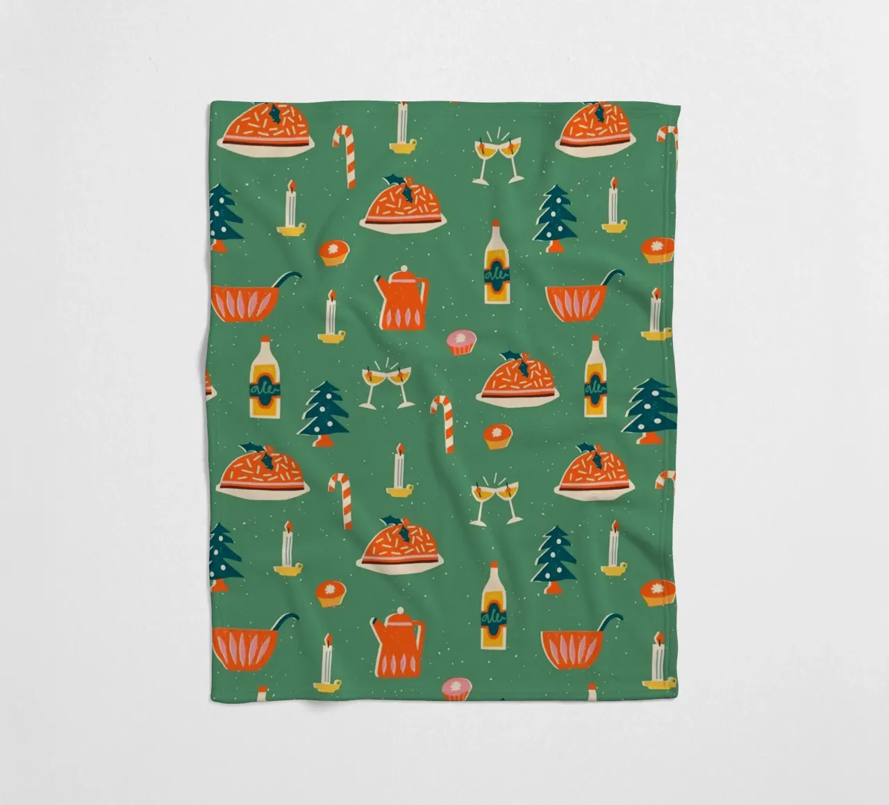 Christmas Pattern No 26 coperta in pile da treechild