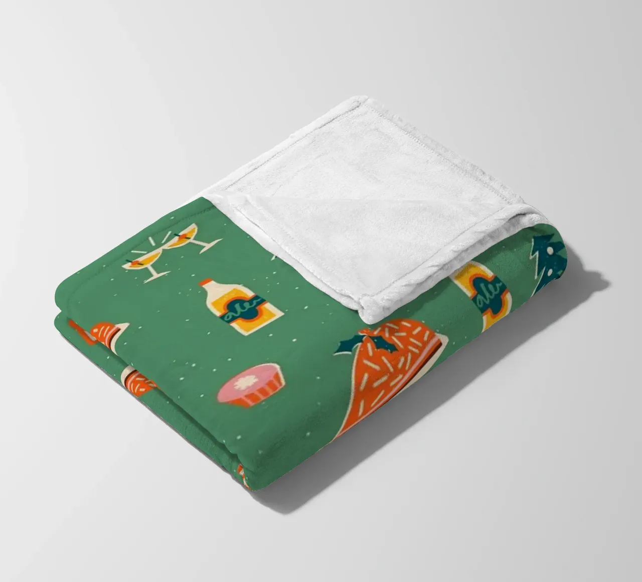 Christmas Pattern No 26 coperta in pile da treechild