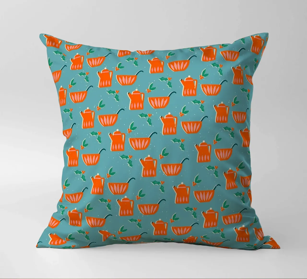 Christmas Pattern No 27 cuscino da treechild
