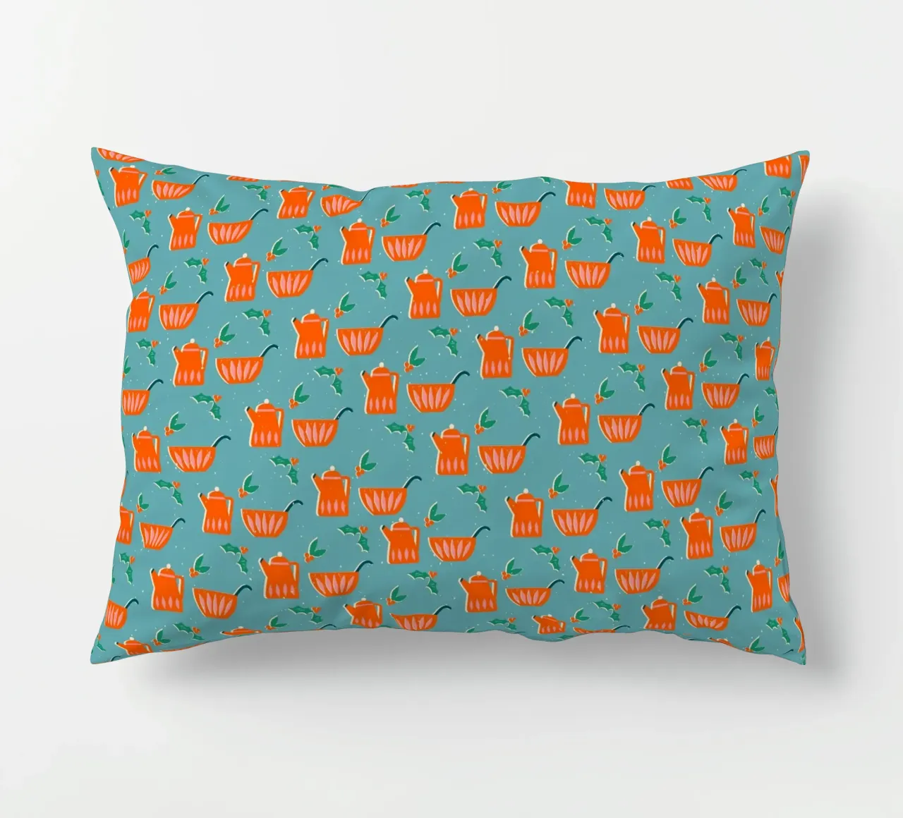Christmas Pattern No 27 cuscino da treechild