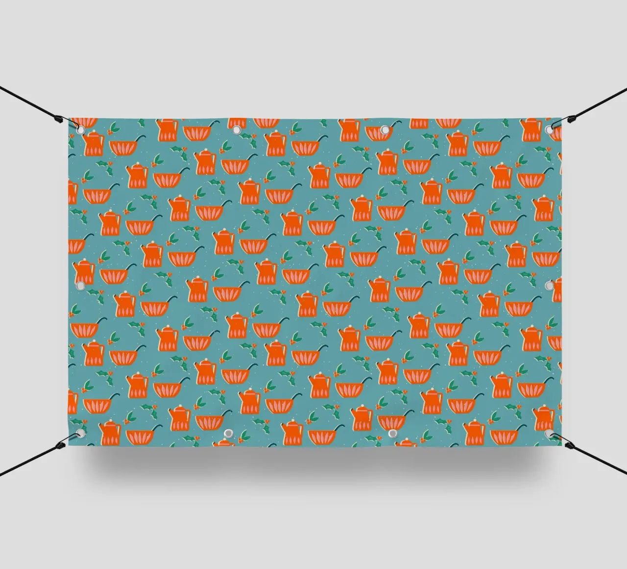 Christmas Pattern No 27 telo in pvc da treechild