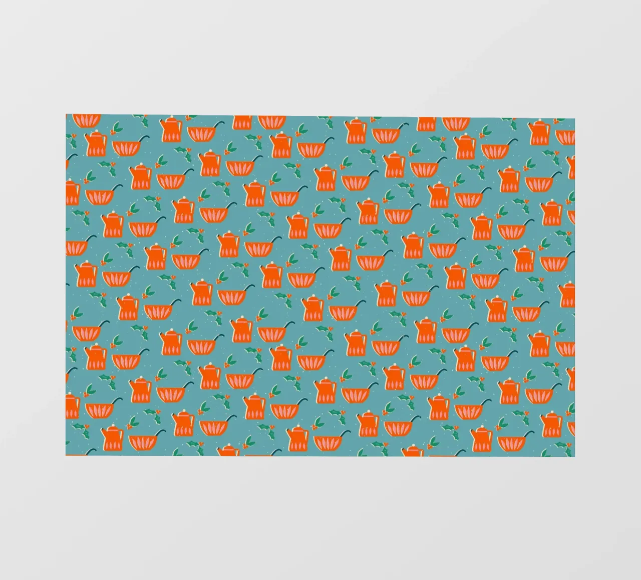 Christmas Pattern No 27 telo in pvc da treechild